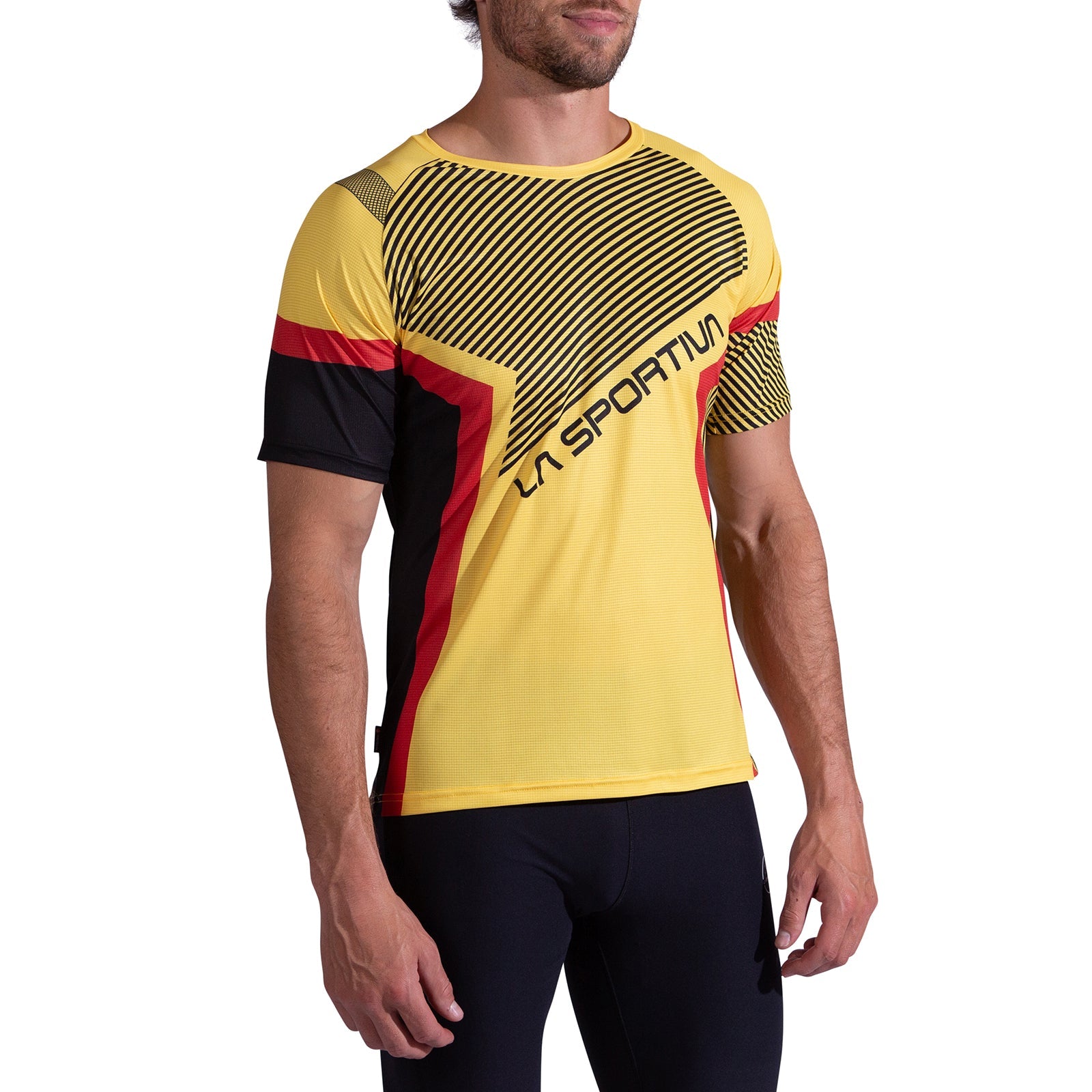 Flow T-Shirt Men's Black/Yellow