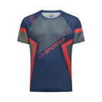 Flow T-Shirt Men's Mountain Red/Cypress Alt View #3