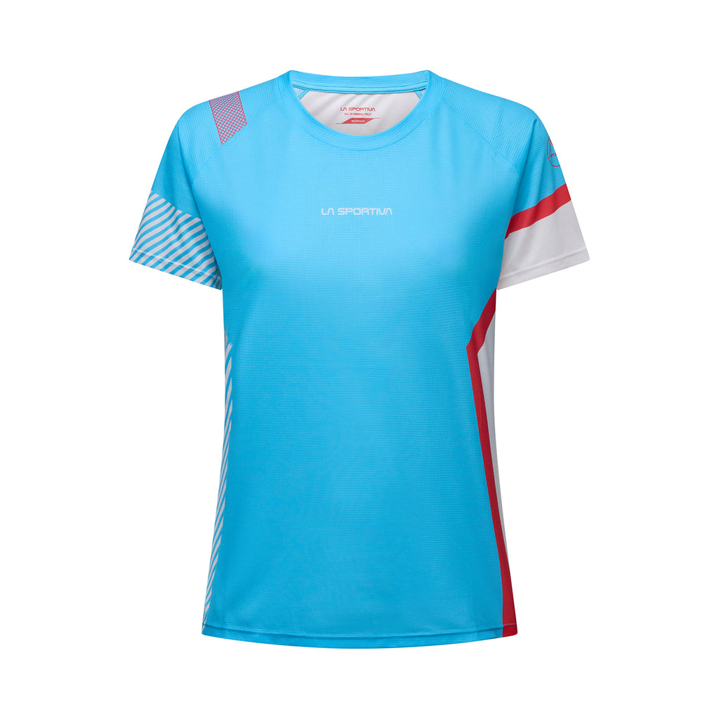 Flow T-Shirt Women's Malibu Blue/Hibiscus Alt View #3
