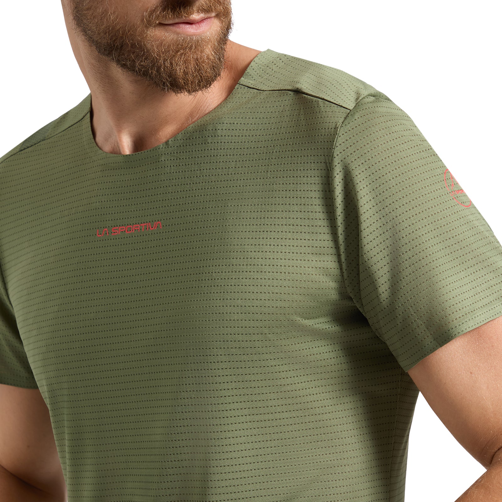 Pure T-Shirt Men's Cypress/Mountain Red Alt View #3
