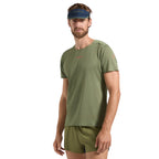 Pure T-Shirt Men's Cypress/Mountain Red Alt View #4