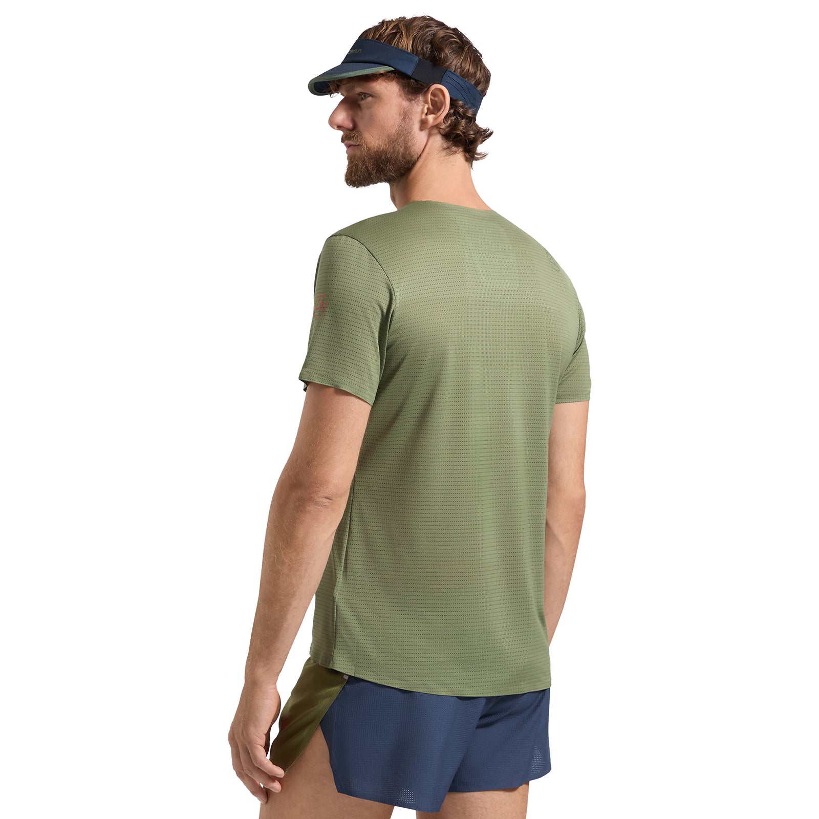 Pure T-Shirt Men's Cypress/Mountain Red Alt View #5
