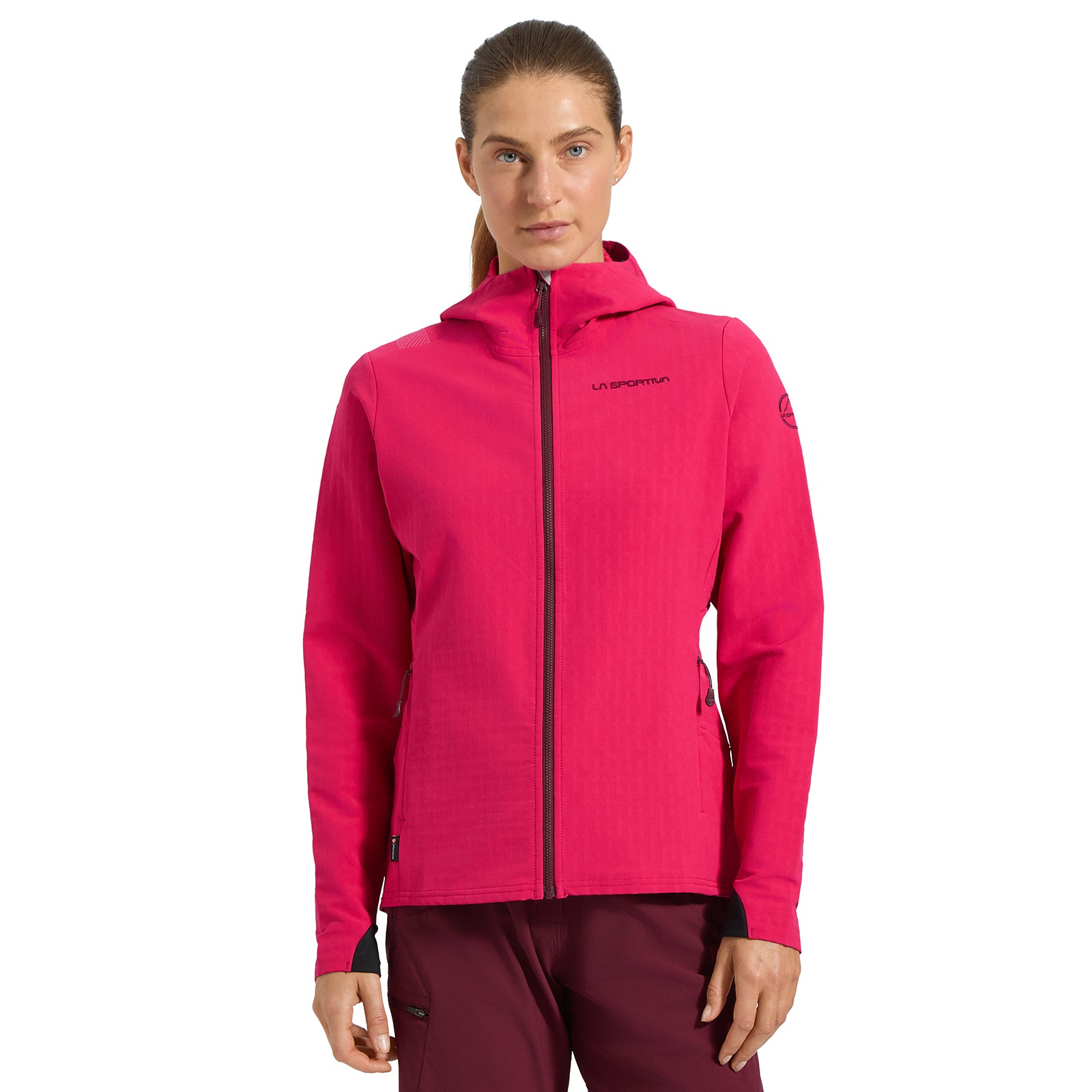 Descender Storm Jacket Women's Azalea/Redwood Alt View #3
