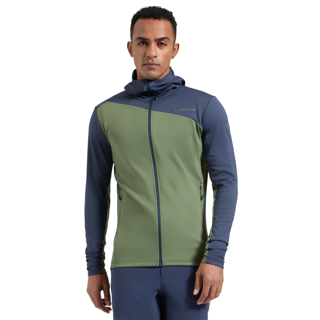 Sweat à capuche thermique Cosmic pour homme Cypress/Night Sky Alt View #3
