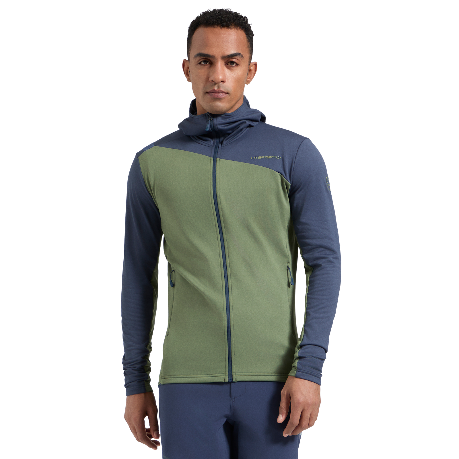 Sweat à capuche thermique Cosmic pour homme Cypress/Night Sky Alt View #3
