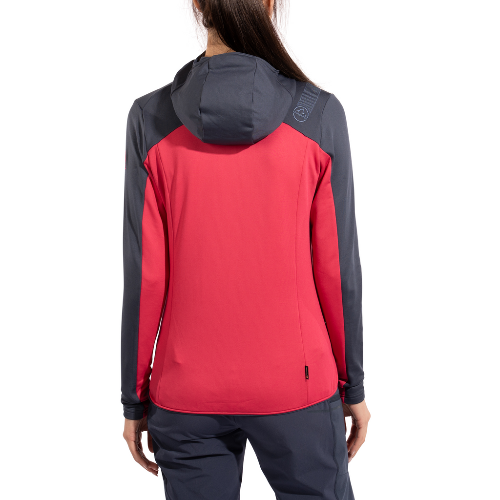 Sweat à capuche thermique Cosmic pour femmes Azalea/Night Sky Alt View #2
