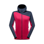 Sweat à capuche thermique Cosmic pour femmes Azalea/Night Sky Alt View #3
