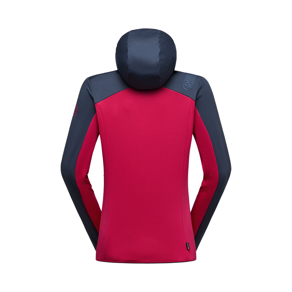 Sweat à capuche thermique Cosmic pour femmes Azalea/Night Sky Alt View #4
