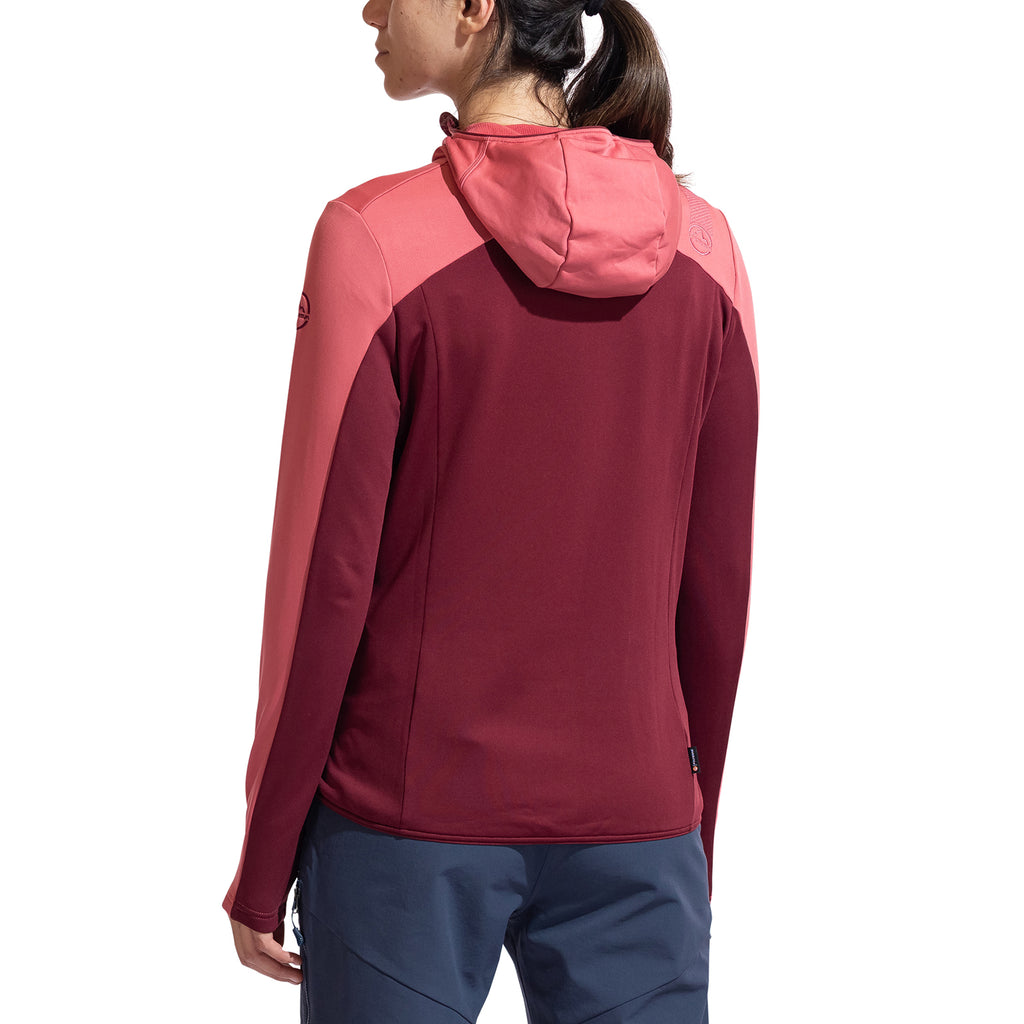 Sweat à capuche thermique Cosmic pour femmes Redwood/Rosebay Alt View #2
