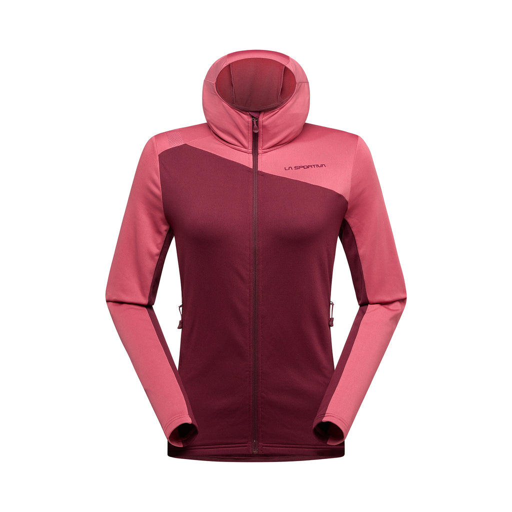 Sweat à capuche thermique Cosmic pour femmes Redwood/Rosebay Alt View #3
