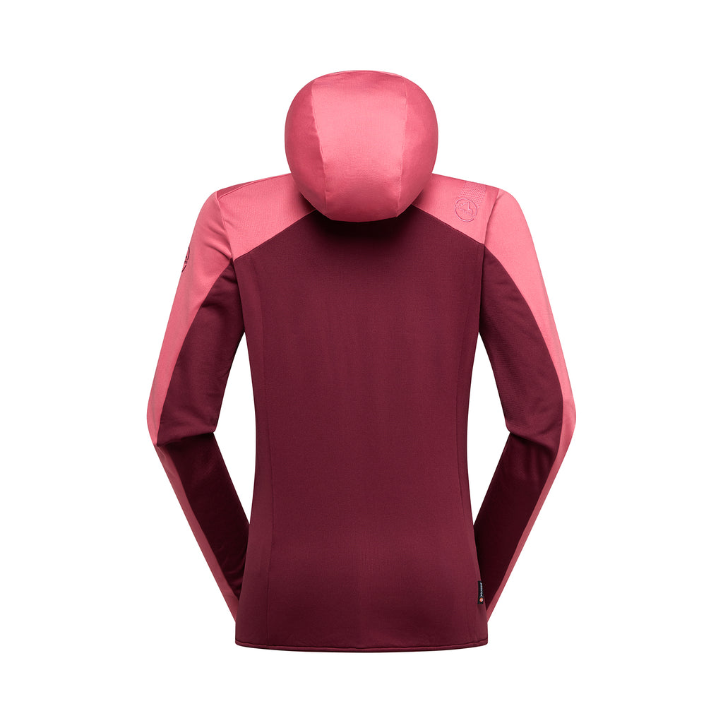 Sweat à capuche thermique Cosmic pour femmes Redwood/Rosebay Alt View #4
