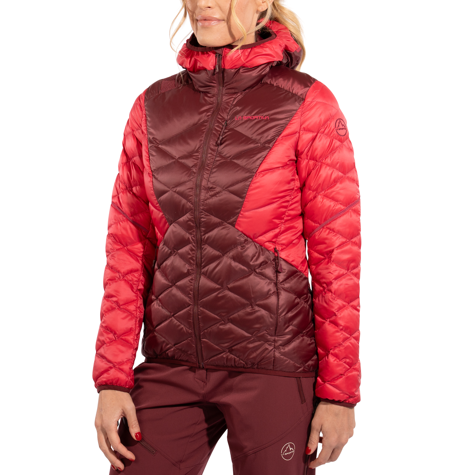 Pinnacle Down Jacket Women's Redwood/Azalea