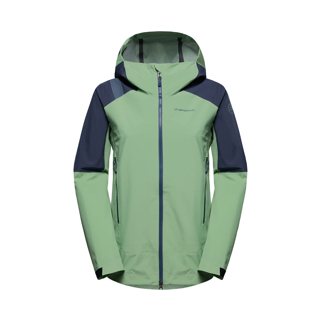 Crest Evo Shell Jacket Women's Aspen Green/Night Sky Alt View #4
