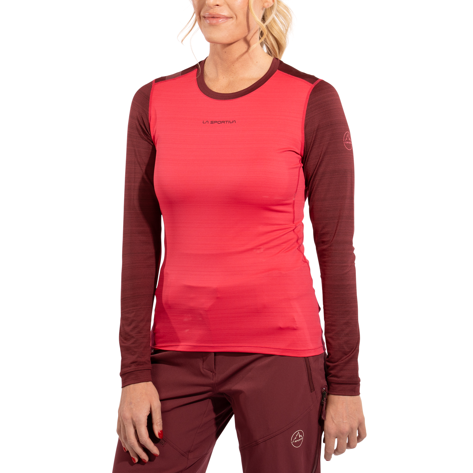 Tour Long Sleeve Women's Azalea/Redwood
