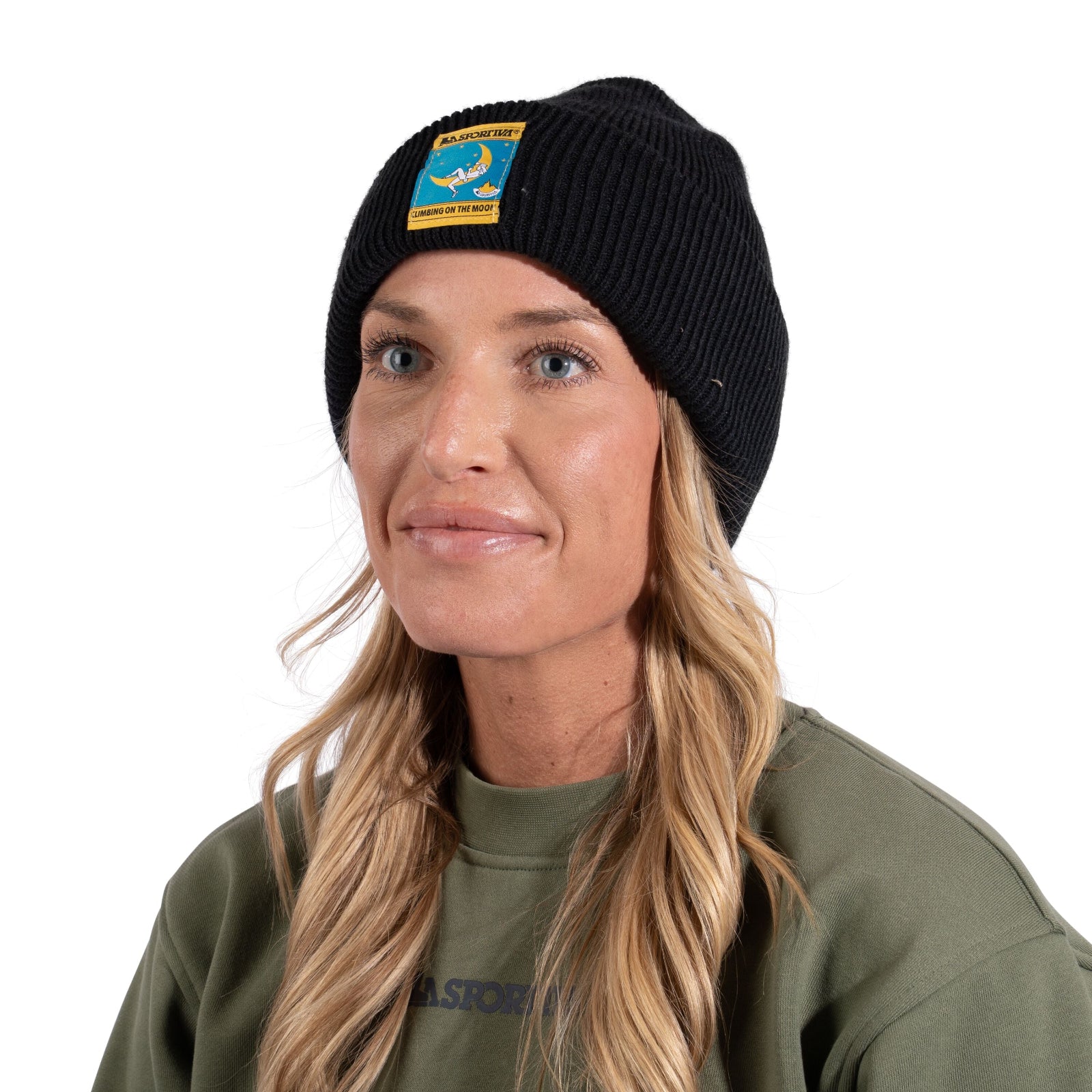 Climbing on the Moon Beanie Nero/Giallo