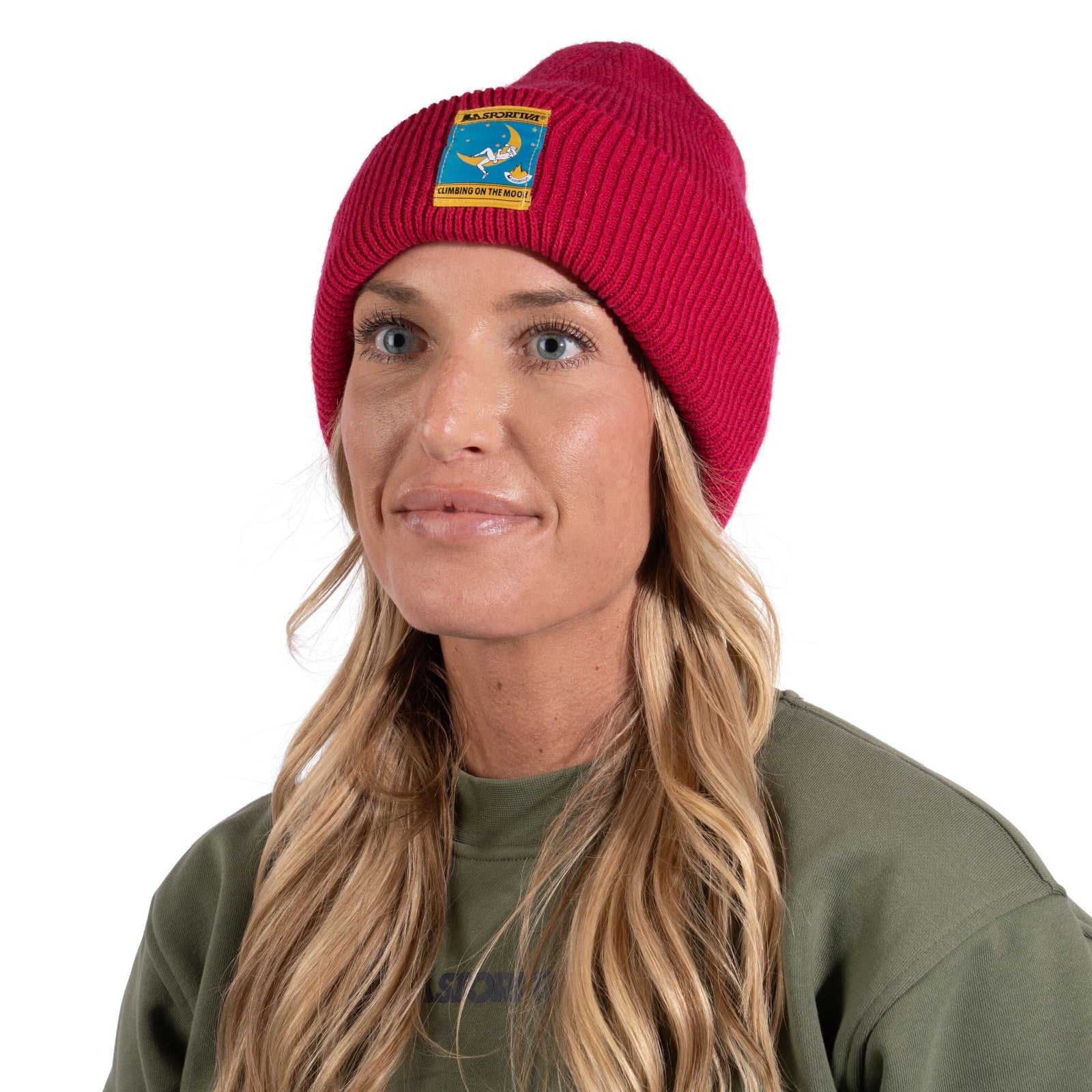 Climbing on the Moon Beanie Fucsia/Giallo