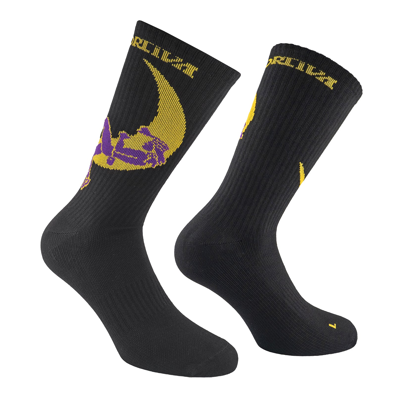 Chaussettes « Escalade sur la Lune » Black/Yellow