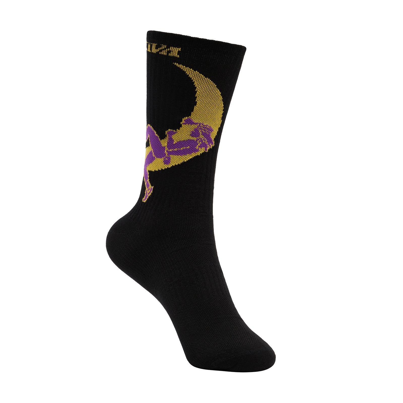 Chaussettes « Escalade sur la Lune » Black/Yellow Alt View #2
