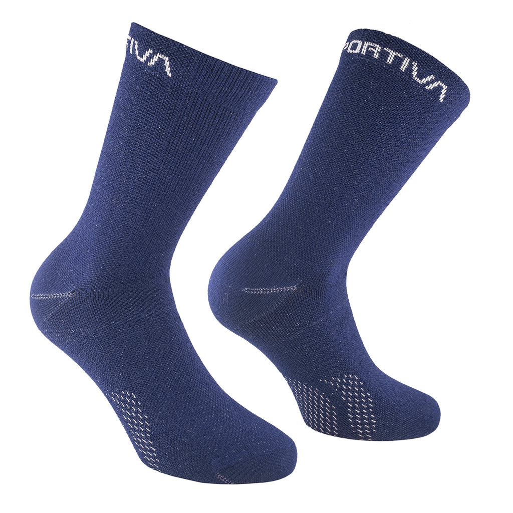 Chaussettes de randonnée en mérinos Night Sky/Chalk Alt View #1
