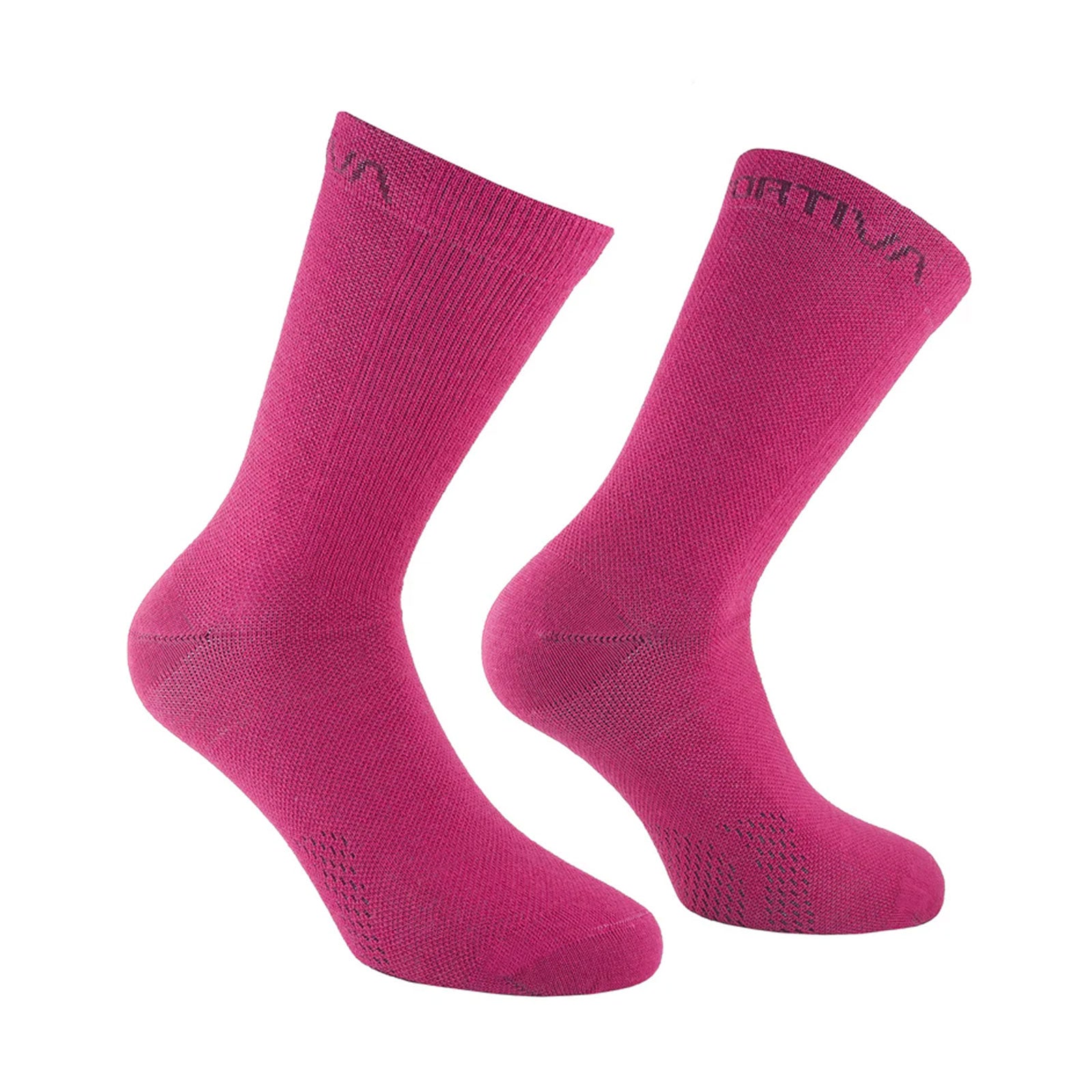 Merino Hiking Socks Azalea/Redwood