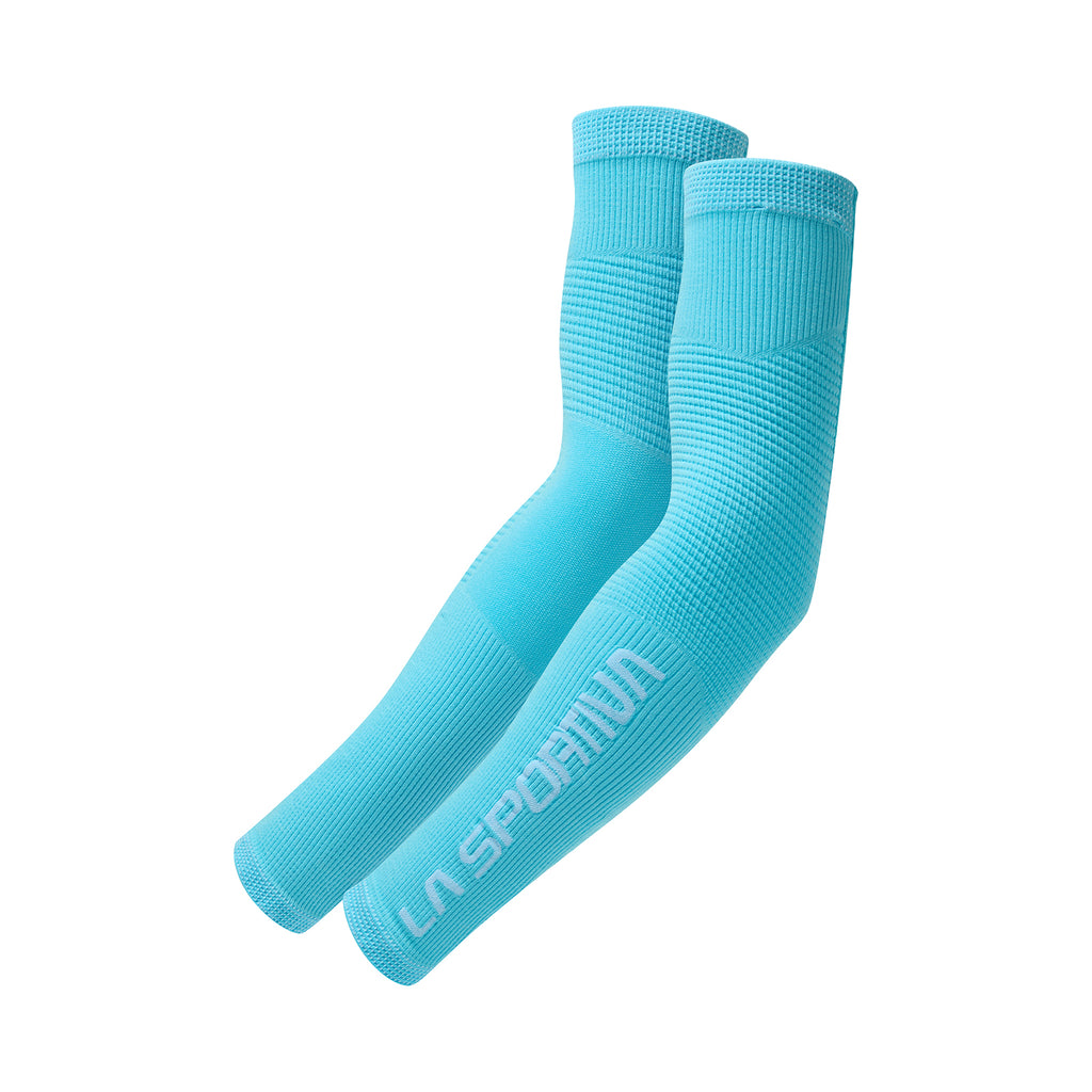 Trace Arm Warmer Malibu Blue/White Alt View #4
