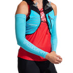 Trace Arm Warmer Malibu Blue/White Alt View #3