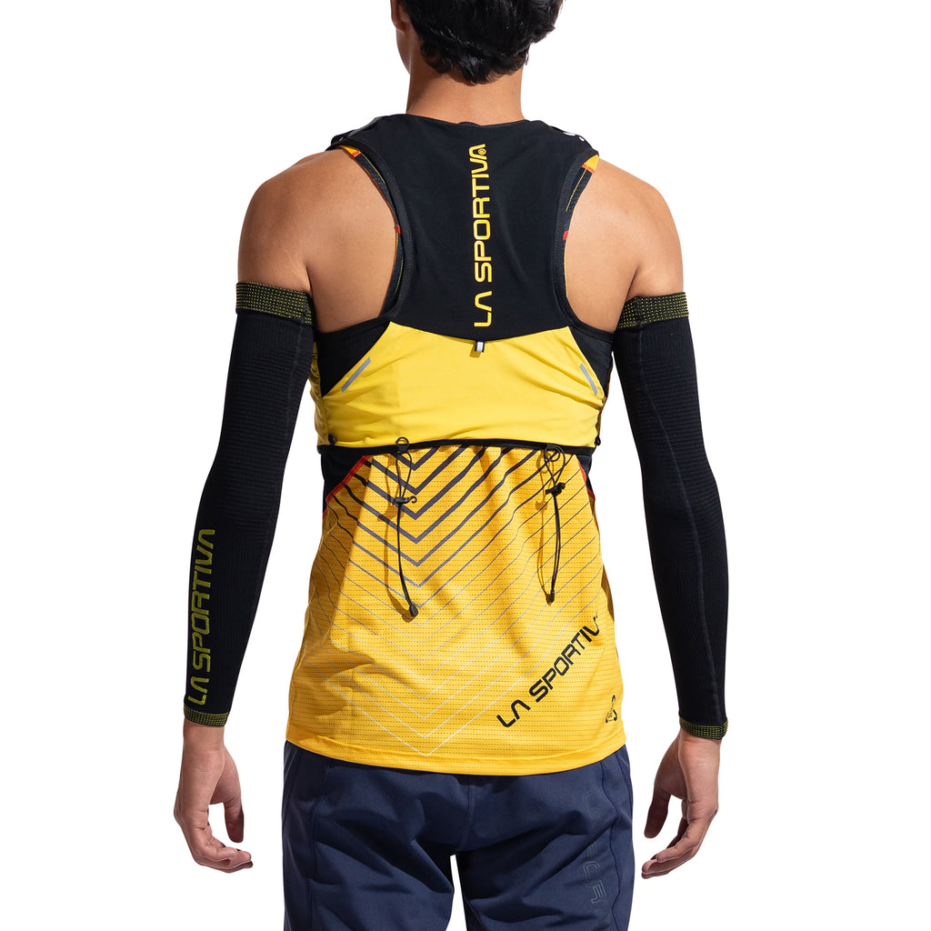 Trace Arm Warmer Black/Yellow Alt View #2
