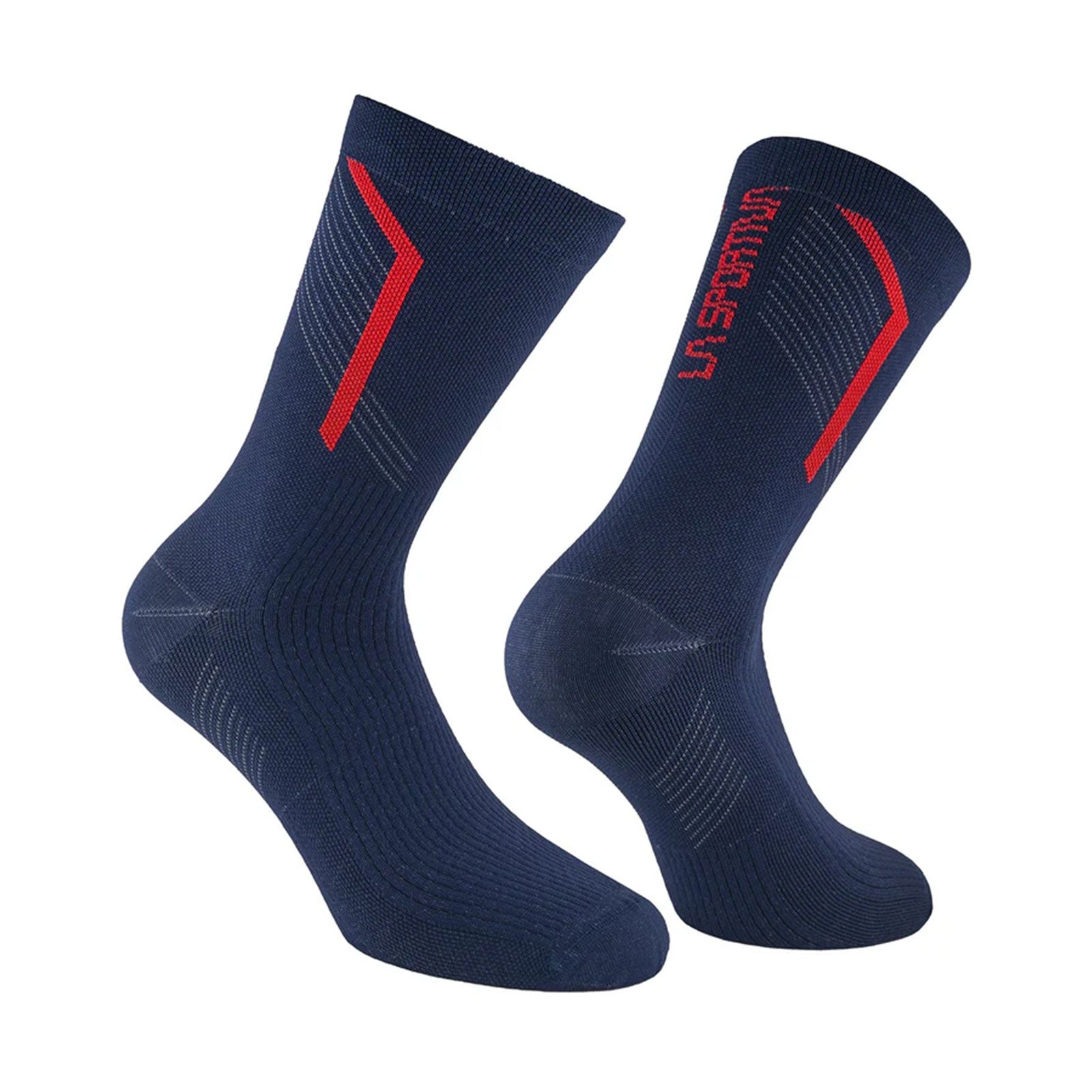 Flow Trail  Socks Night Sky/Mountain Red