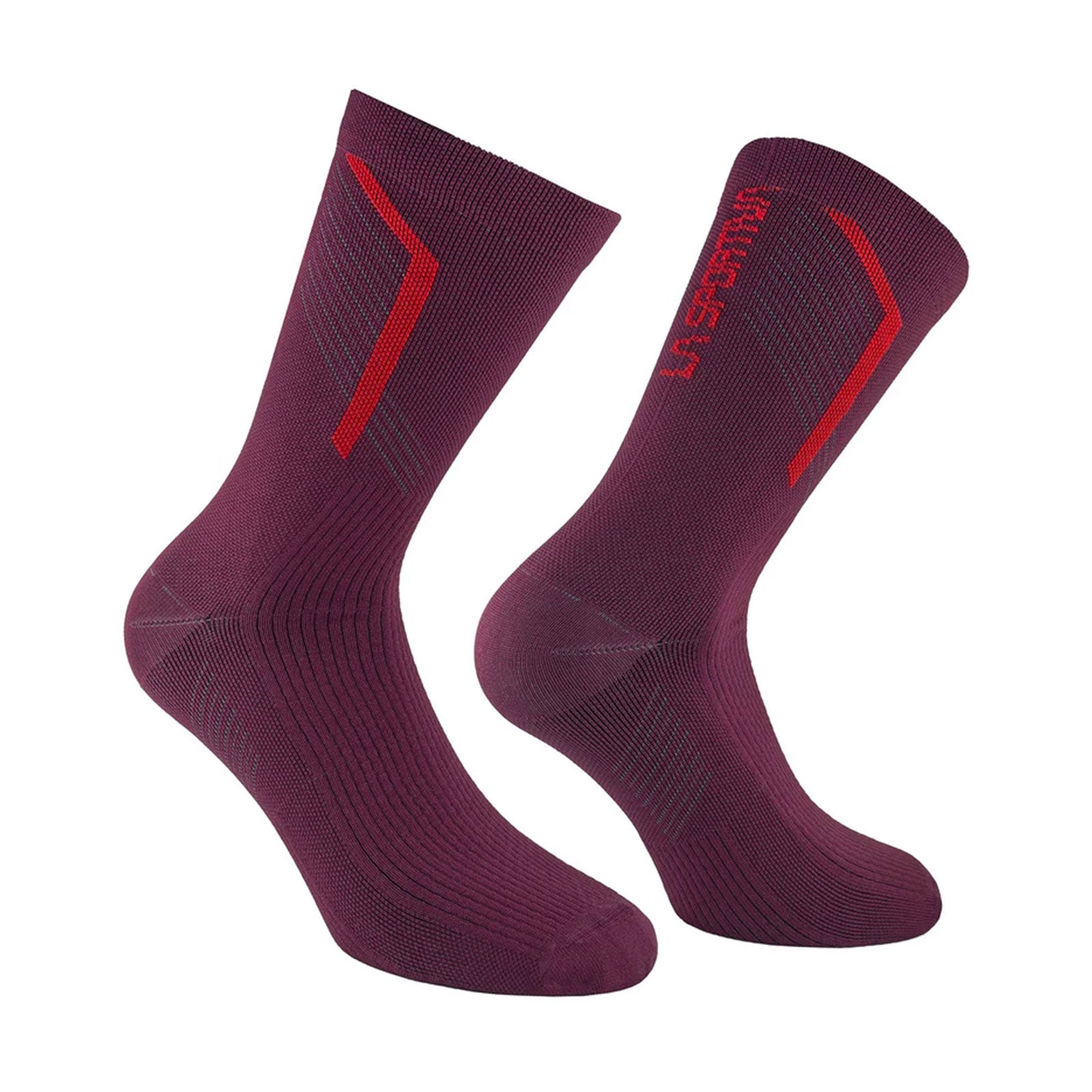Flow Trail  Socks Redwood/Mountain Red