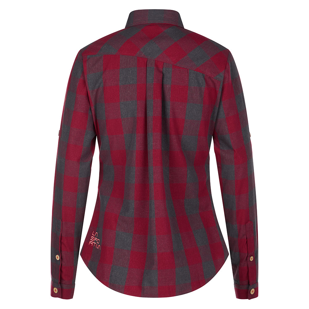 Andes Long Sleeve Shirt Women's Carbon/Flamingo Alt View #6
