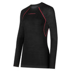Wool40 Aero Long Sleeve Women's Black/Hibiscus Alt View #4