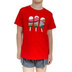 T-shirt enfants Montagnes Glacées Mountain Red Alt View #1