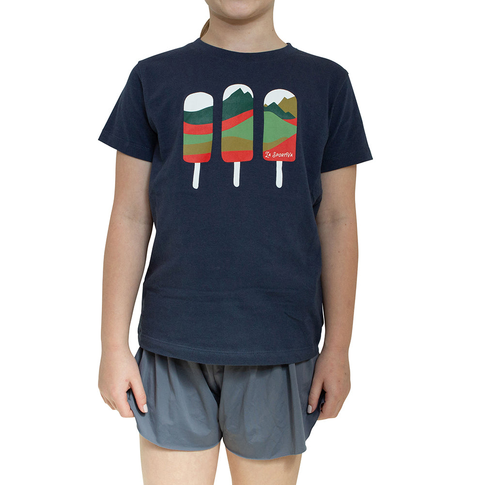 T-shirt enfants Montagnes Glacées Mountain Red Alt View #2
